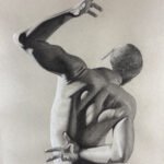 Male half figure portrait